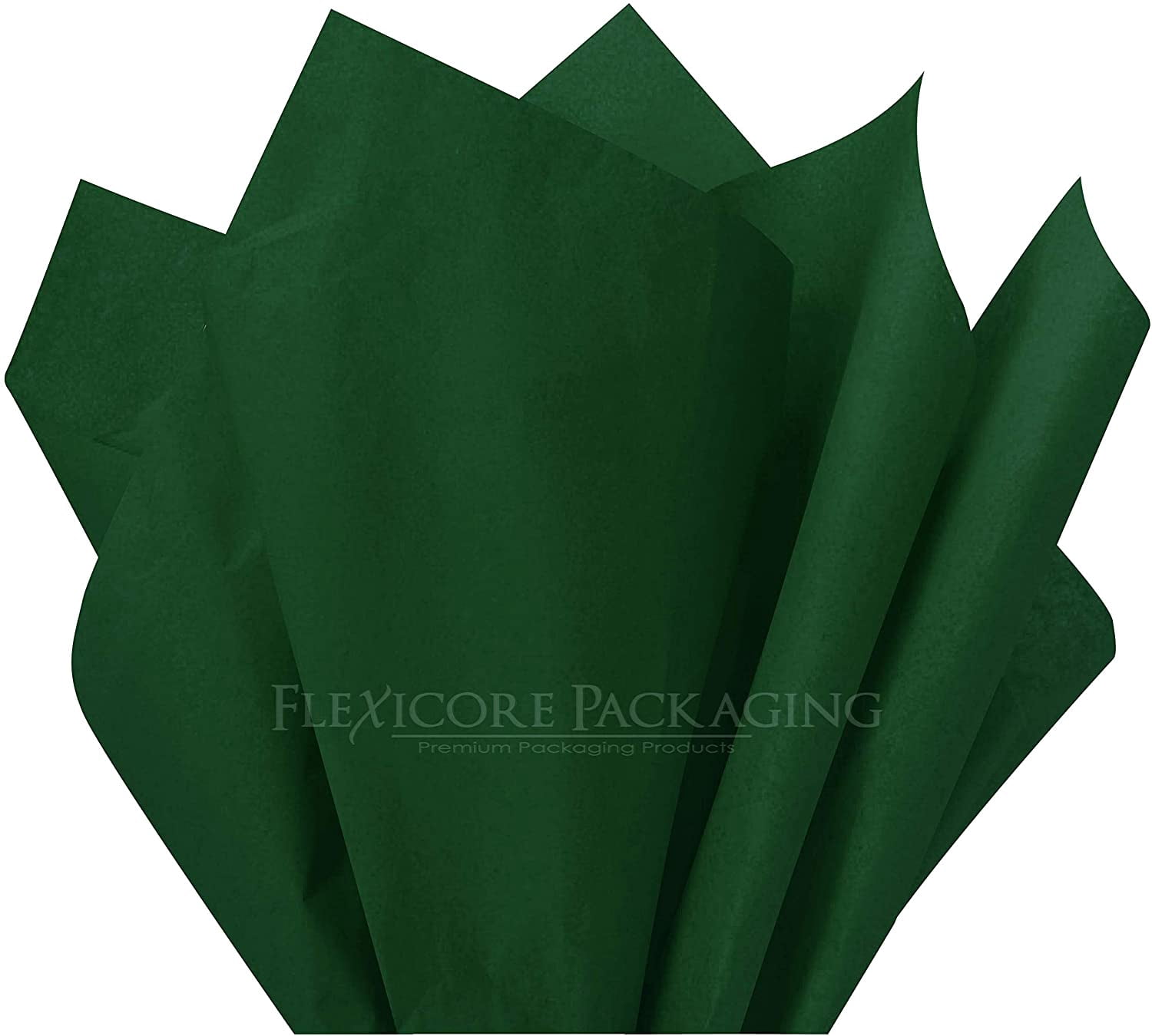 Flexicore Packaging Emerald Green Gift Wrap Tissue, (10 Rolls)