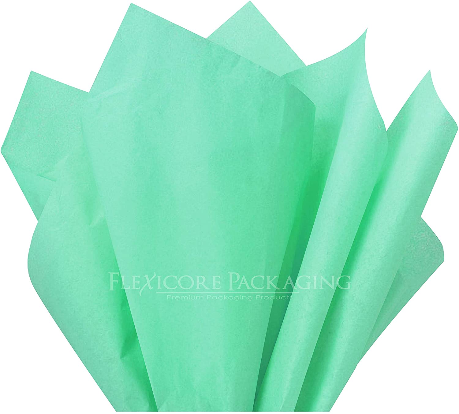 Flexicore Packaging Mint Gift Wrap Tissue, (10 Rolls)