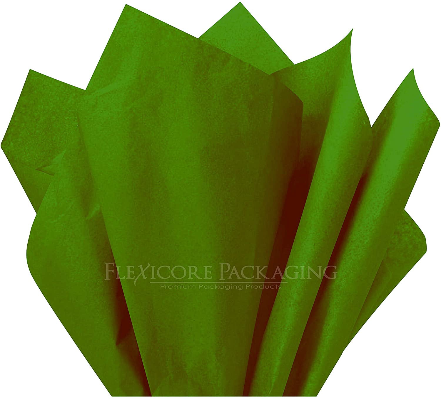 Flexicore Packaging Emerald Green Gift Wrap Tissue, (10 Rolls) 