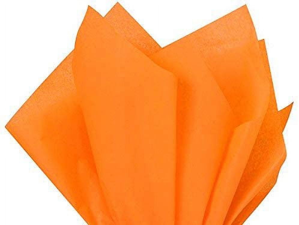 Flexicore Packaging Tangerine Gift Wrap Tissue, (100 Rolls)