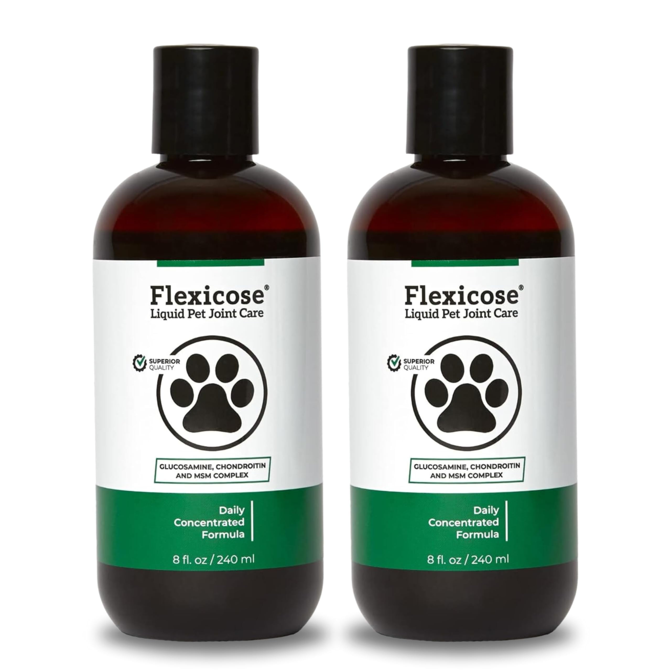 Flexicose Pet Liquid Joint Care 8 fl oz (2 Bottles) Liquid Dog