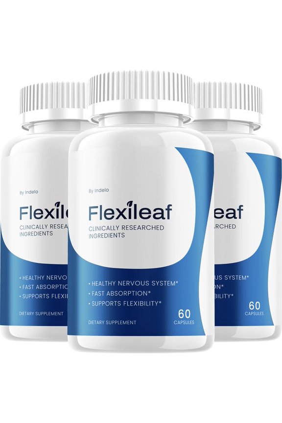 Flexileaf Capsule - Flexileaf Advanced Formula for Joint Support Supplement, 3 Pack, 180 Capsules