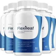 Flexileaf Capsule - Flexileaf Advanced Formula for Joint Support Supplement, 5 Pack, 300 Capsules