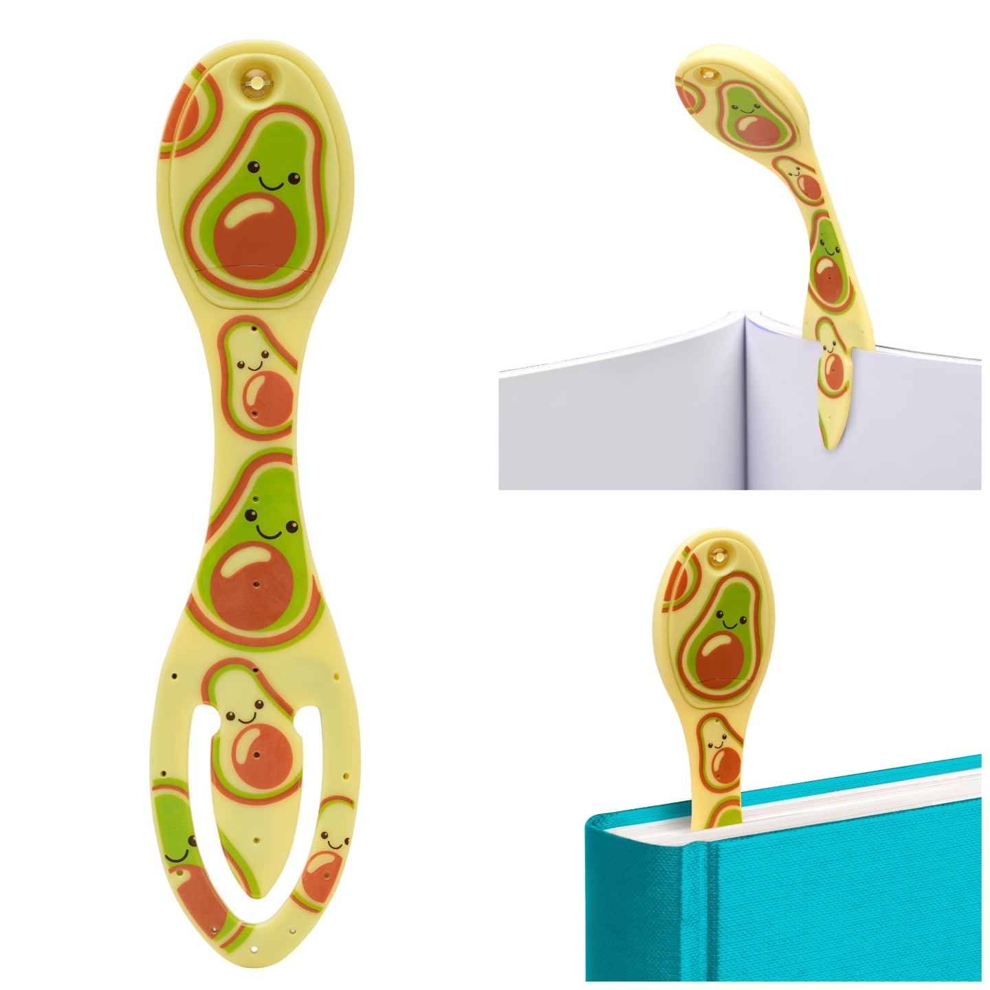 Thinking Gifts 2in1 LED Reading Light Clipon Bookmark & Book Light