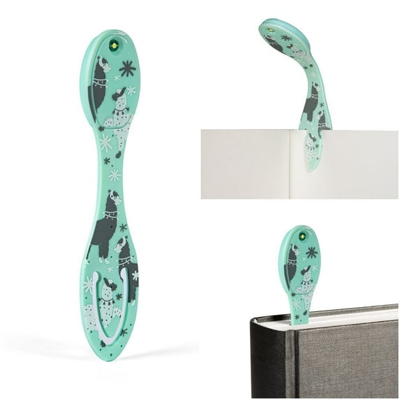 Flexilight Reading Light | 2 in 1 Bookmark Book Light | LED Clip On Reading Lamp | Children and Adult Book Torch for Reading in Bed | Book Accessories | Gift Idea for Readers, Book Lovers (Llama)