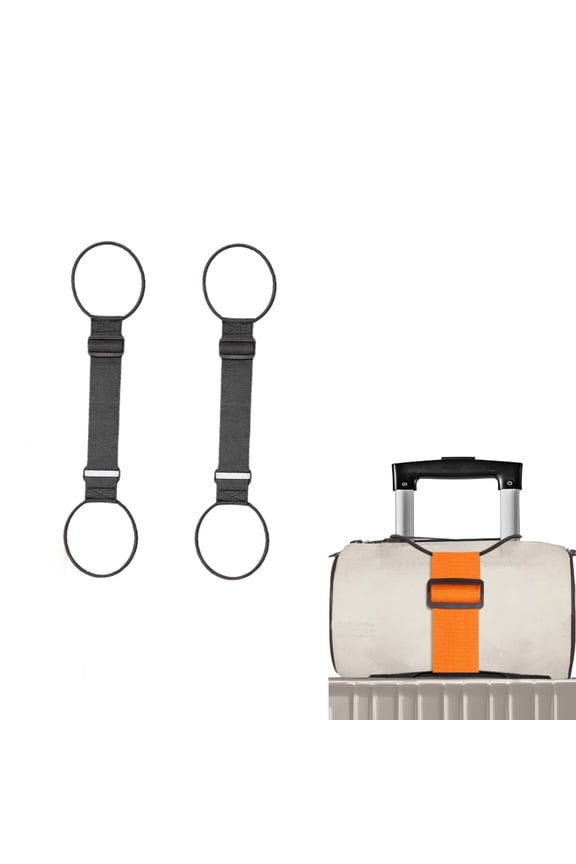 Fleximart Luggage Strap,Adjustable Luggage Strap Bungee For Suitcase Handle,Secure And Secure, Adjustable Length, Lightweight And Portable, Tsa Compliant, Suitable For Travel And Business