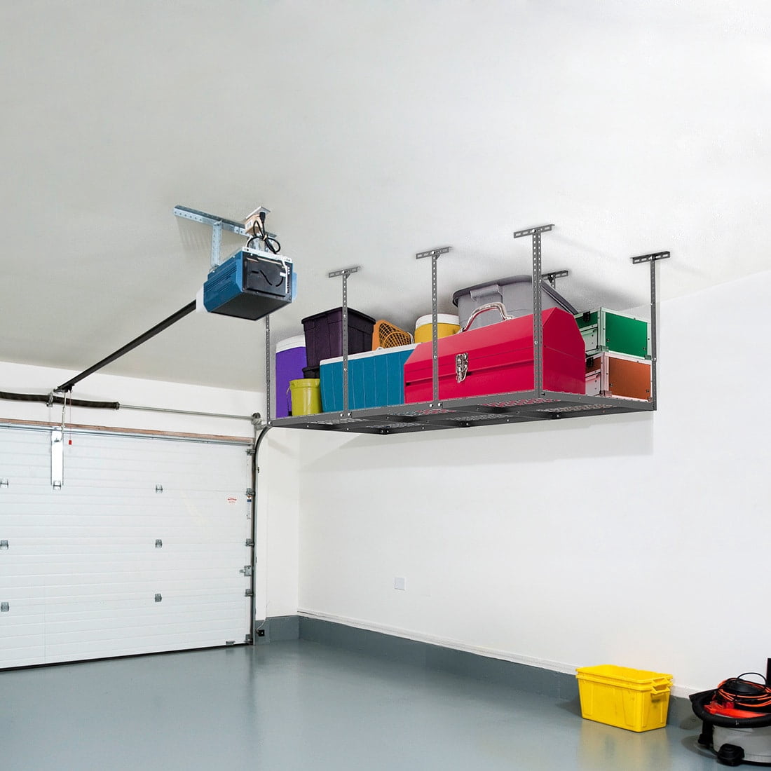 Adjustable Ceiling Rack Fleximounts Adjustable Overhead Garage Ceiling Rack, 72