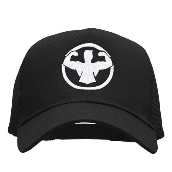 Flexing Embroidered Solid Cotton Prostyle Twill Mesh Cap - Black OSFM