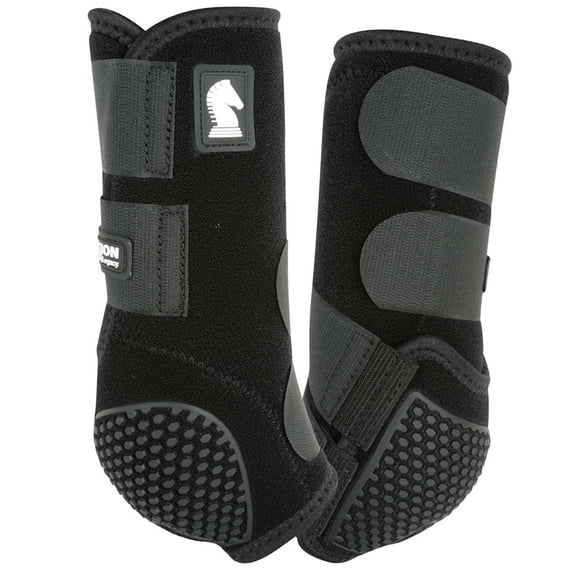 X Large Classic Equine Horse Boot Flexion Legacy Support Hind Black
