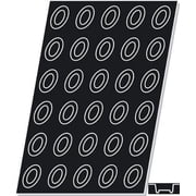 Flexipan, Oval Savarin 1.62 Oz, 70mm x 50mm x 22mm Deep 2-3/4 x 2 x 7/8 Deep, 30 Cavities
