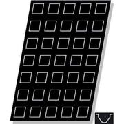 Flexipan Pyramid 1.69 Oz, 50mm x 50mm x 35mm Deep 2 x 2 x 1-3/8 Deep, 35 Cavities