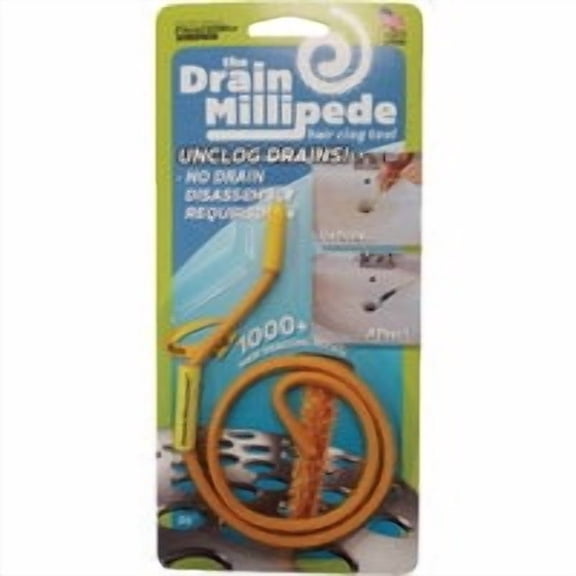 Flexisnake Drain Millipede Hair Snake Flexible Stick Drain Opener - Pack of 8