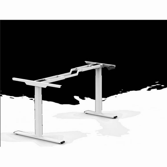 Flexispot E1LW L-Shaped Standing Desk, White