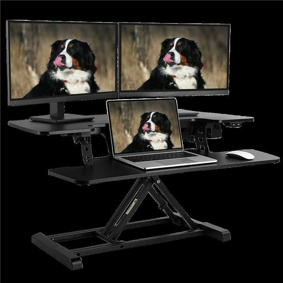 Flexispot EM7-42B 42 in. Motorized Alcove Riser, Black