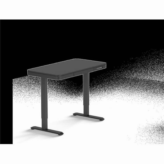 Flexispot Q3B 48 x 24 in. Comhar Standing Desk with Drawers, Black