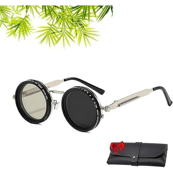 Retro 400vlens, Sunglasses for Every Light, Glasses Adjustable Tint Sunglasses with Built-in ND Filter, Personalization Definition Lens Colors