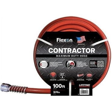 Flexon 3/4 in. x 100 ft. Contractor Grade Garden Hose