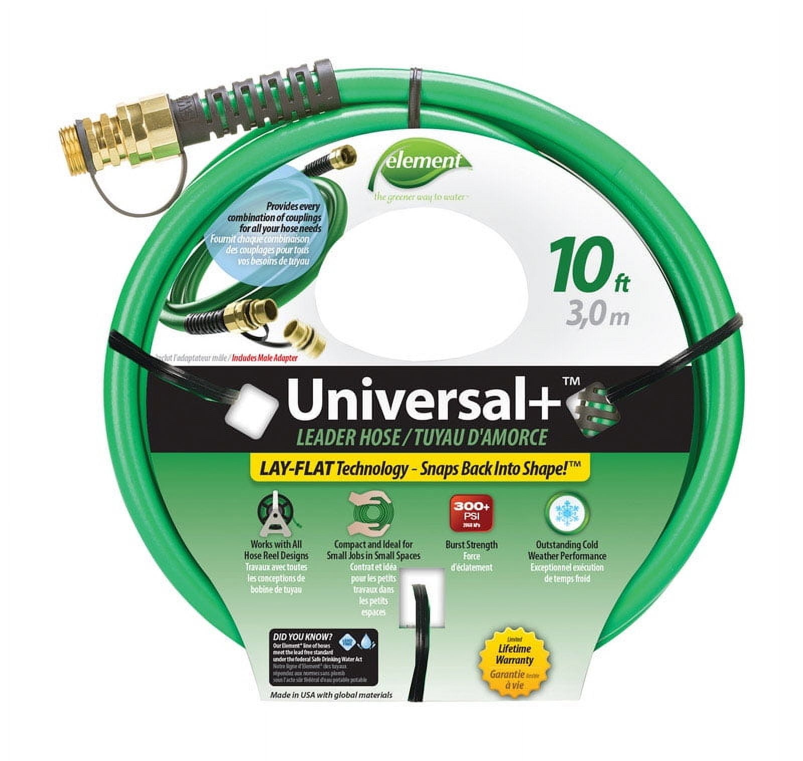 Flexon Anti-Kink Heavy Duty Garden Water Hose, 5/8 in. D X
