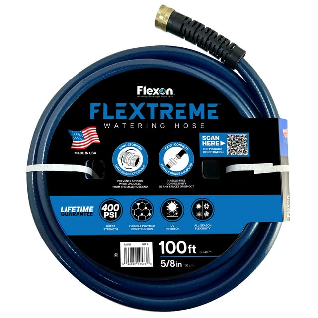 Flexon 5/8 in. x 100 ft. Flextreme Heavy Duty Watering Hose eXtremes
