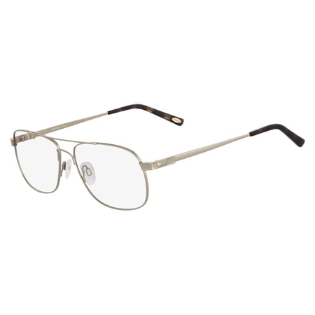 Flexon Autoflex Desperado Full Rim Aviator Light Gold Eyeglasses