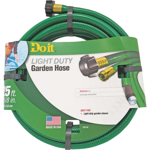 Flexon DBR5825 Light Duty 5/8" x 25' Garden Hose