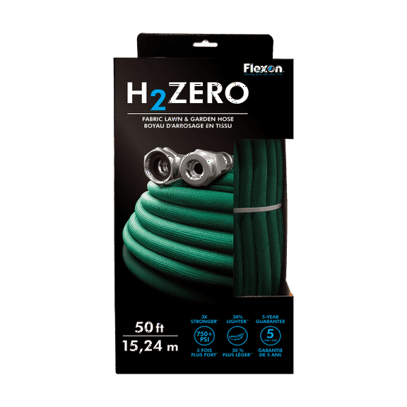 Flexon H2Zero 100ft Lightweight Fabric Garden Hose