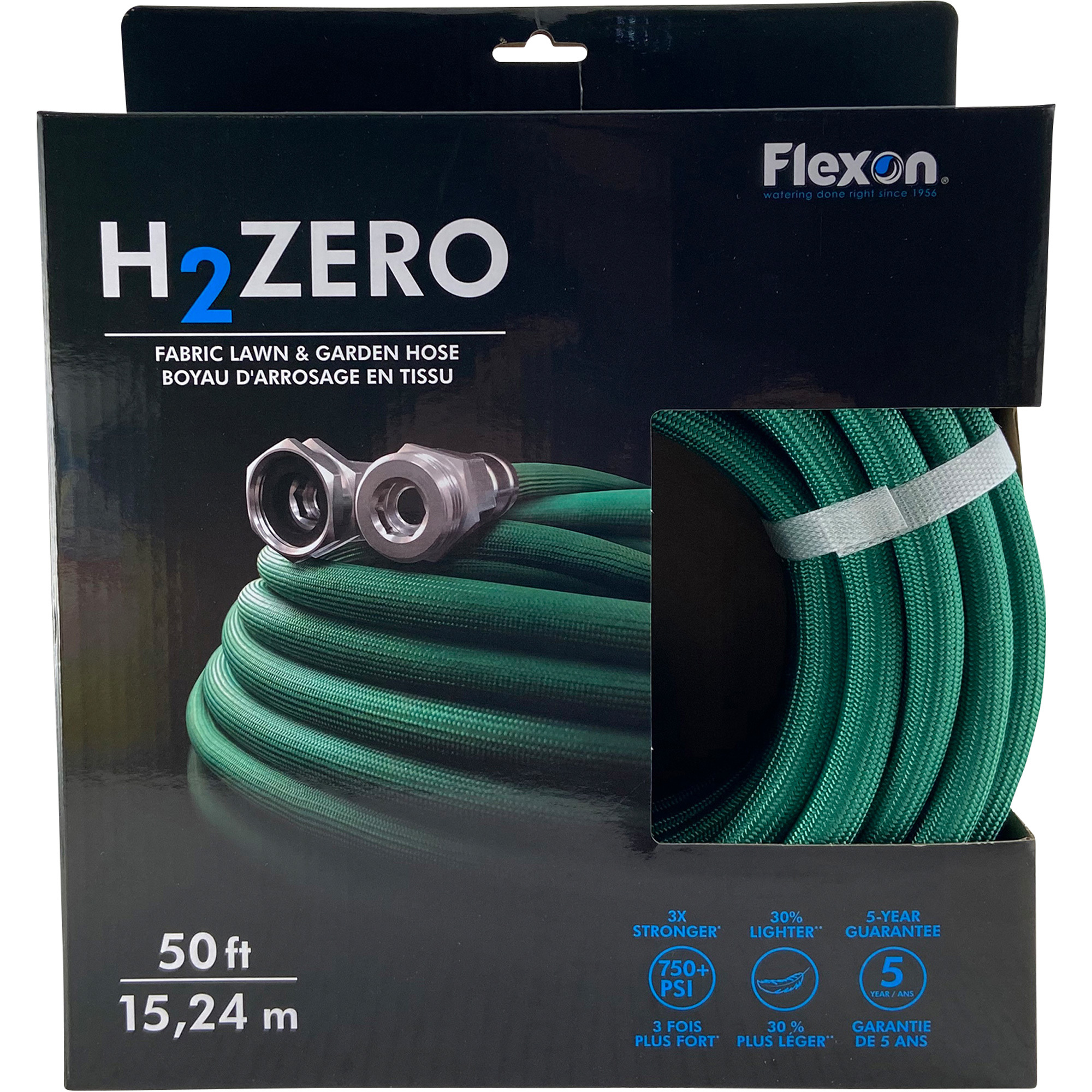 Flexon H2Zero 50ft Lightweight Fabric Garden Hose