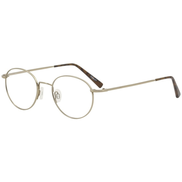 Flexon Men's Eyeglasses Edison 600 710 Light Gold Full Rim Optical Frame 47mm