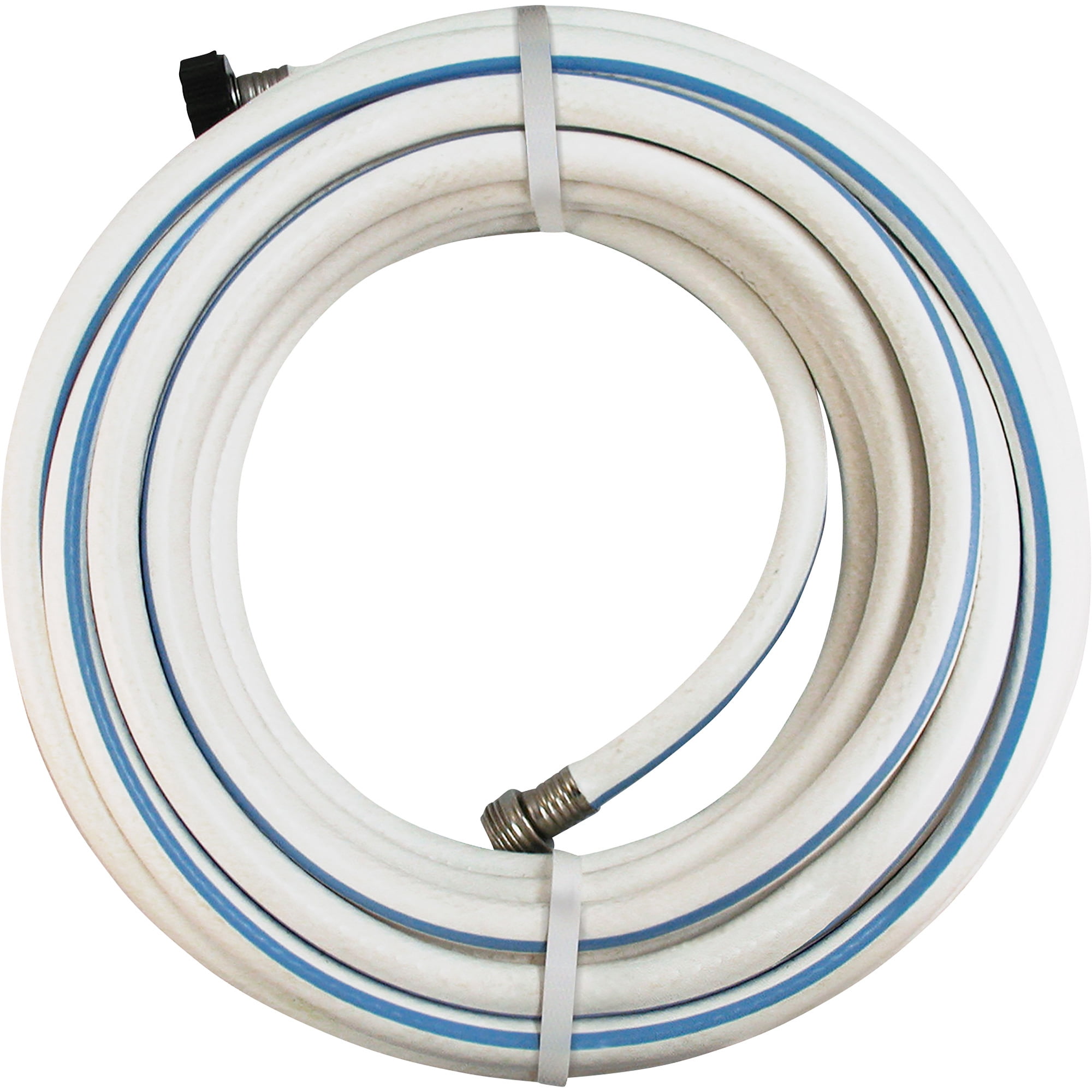 Flexon 1/2-Inch x 25-Foot Boat, RV, and Camper Drinking Water Safe Hose – Drink Water Safe, 4-Ply Construction, Double Nylon Reinforcement, Made in USA