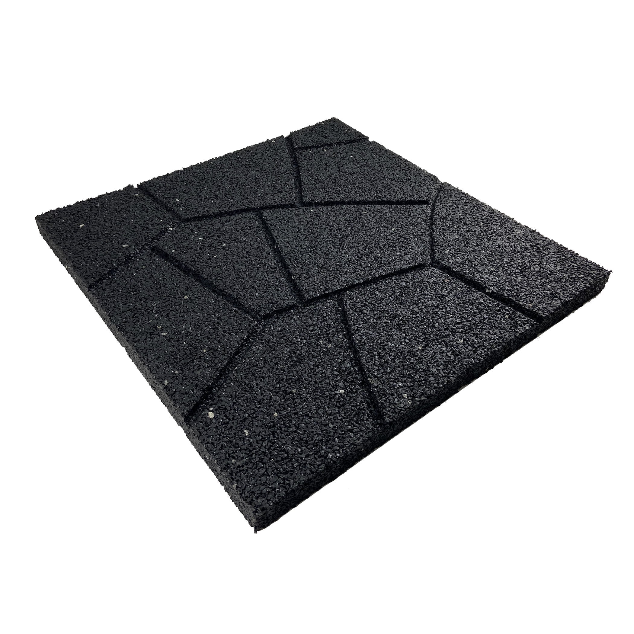 Tire Conversion Technologies Inc. Rubber Dual Sided Decorative Lawn and Garden Stepping Stone - Set of 3
