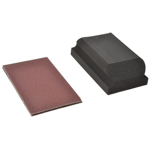 Flexovit - Hook & Loop Sanding Block Kit Assorted 70 x 125mm (Pack 3)