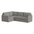 thumbnail image 1 of Flexsteel Flex 4-Seat Fabric Sectional with Standard Arm in Gray, 1 of 2