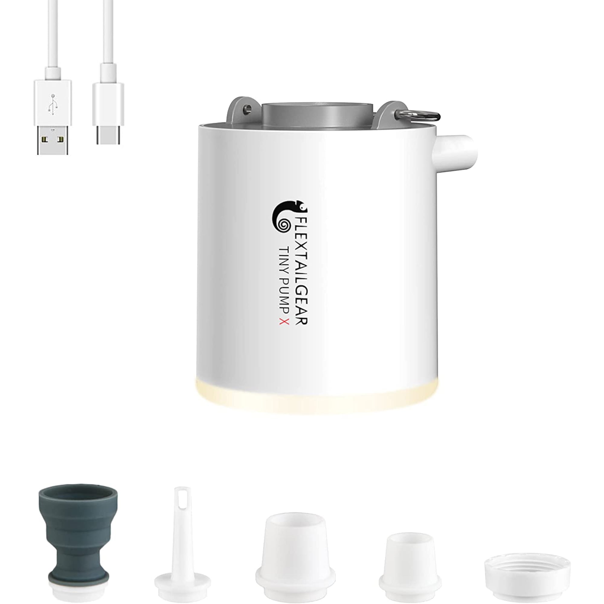 Flextail Tiny Pump X Portable Air Pump Grey+Camping Light with 1300mAh