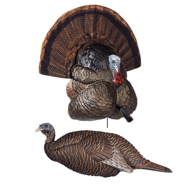 Flextone Thunder Creeper Strutter and Chick Breeder Turkey Decoy Combo