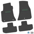 thumbnail image 1 of Flextread Floor Mats for 11-24 Dodge Challenger RWD - Mopar Licensed Factory Fit - Black w/ Green Challenger Insert - Custom Vintage - 100% Made in USA, 1 of 6