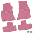 thumbnail image 1 of Flextread Floor Mats for 11-24 Dodge Challenger RWD - Mopar Licensed Factory Fit - Pink w/ Challenger Script Insert - Custom Vintage - 100% Made in USA, 1 of 6