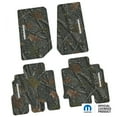 thumbnail image 1 of Flextread Floor Mats for 14-18 Jeep Wrangler JKU 4-Door - Mopar Licensed Factory Fit - Rugged Woods Camouflage w/ White Sahara Insert - 100% Made in USA, 1 of 4