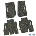 thumbnail image 1 of Flextread Floor Mats for 14-18 Jeep Wrangler JKU 4-Door - Mopar Licensed Factory Fit - Rugged Woods Camouflage w/ White Wrangler Insert - 100% Made in USA, 1 of 4