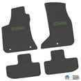 thumbnail image 1 of Flextread Floor Mats for 17-24 Dodge Challenger AWD - Mopar Licensed Factory Fit - Black w/ Lime Challenger Script Insert - Custom Vintage - 100% Made in USA, 1 of 6