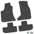 thumbnail image 1 of Flextread Floor Mats for 17-24 Dodge Challenger AWD - Mopar Licensed Factory Fit - Black w/ Purple Challenger Insert - Custom Vintage - 100% Made in USA, 1 of 6