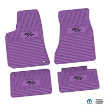 Flextread Floor Mats for 06-10 Dodge Charger RWD - Mopar Licensed Factory Fit - Purple w/ Black R/T Insert - 100% Made in USA