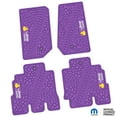 thumbnail image 1 of Flextread Floor Mats for 07-13 Jeep Wrangler JKU 4-Door - Mopar Licensed Factory Fit - Purple w/ It's a Jeep Thing Insert - 100% Made in USA, 1 of 4