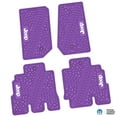 thumbnail image 1 of Flextread Floor Mats for 07-13 Jeep Wrangler JKU 4-Door - Mopar Licensed Factory Fit - Purple w/ White Jeep Insert - 100% Made in USA, 1 of 4