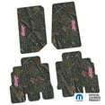 thumbnail image 1 of Flextread Floor Mats for 07-13 Jeep Wrangler JKU 4-Door - Mopar Licensed Factory Fit - Rugged Woods Camouflage w/ Pink Jeep Insert - 100% Made in USA, 1 of 4
