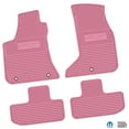 thumbnail image 1 of Flextread Floor Mats for 17-24 Dodge Challenger AWD - Mopar Licensed Factory Fit - Pink w/ SXT Insert - Custom Vintage - 100% Made in USA, 1 of 6