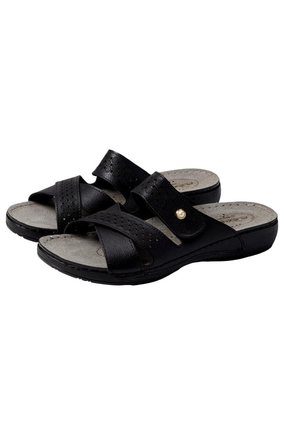 Adamona Black ADAMONA-BLK Women's Size 6.5-7
