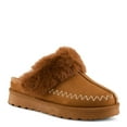 thumbnail image 1 of Flexus Alava Women’s Faux Suede Slip-On Clogs with Faux Fur Lining, 1 of 7