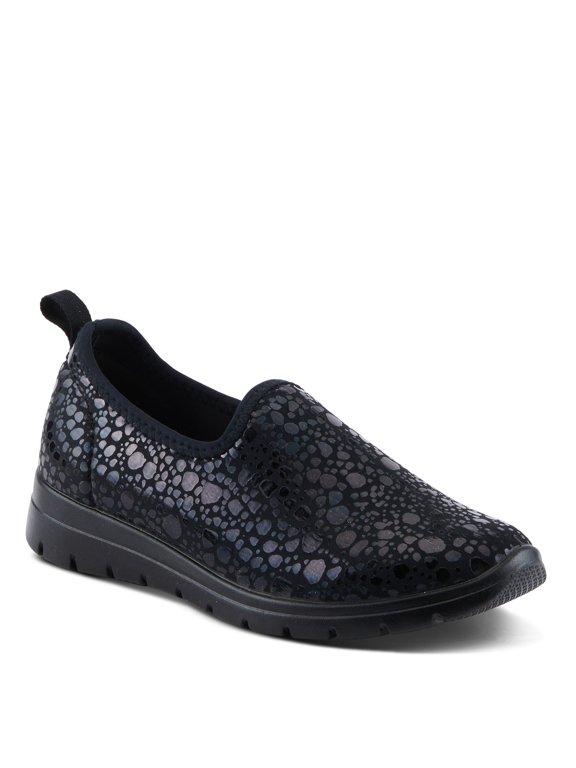 Women's Women's ANISIA-Croco Slip-On Shoes – Italian Comfort with Croco Material, Anatomic Footbed, and Shock-Absorbent Outsole