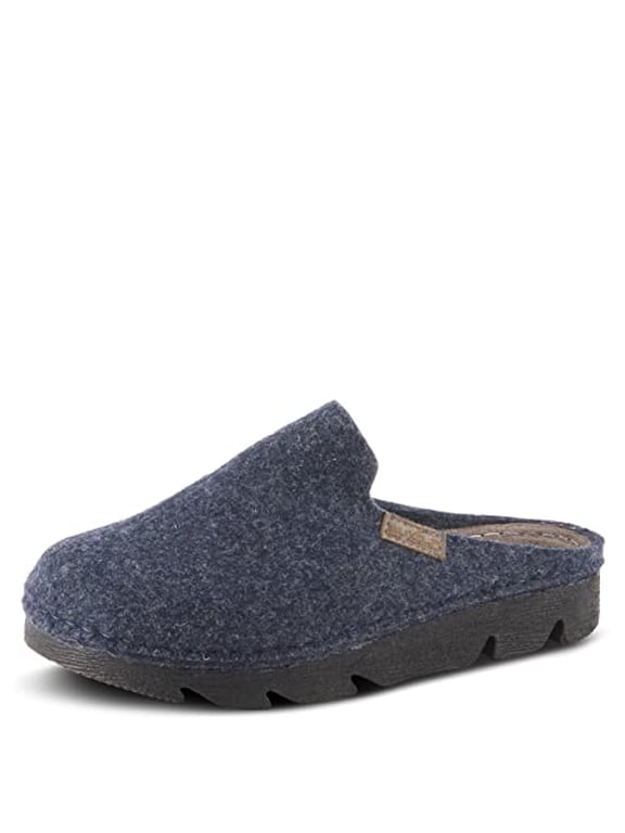 Spring Step Cloggish Platform Clogs for Women - Wool Felt Round Toe Slippers - Ladies Casual Shoes for Everyday Wear