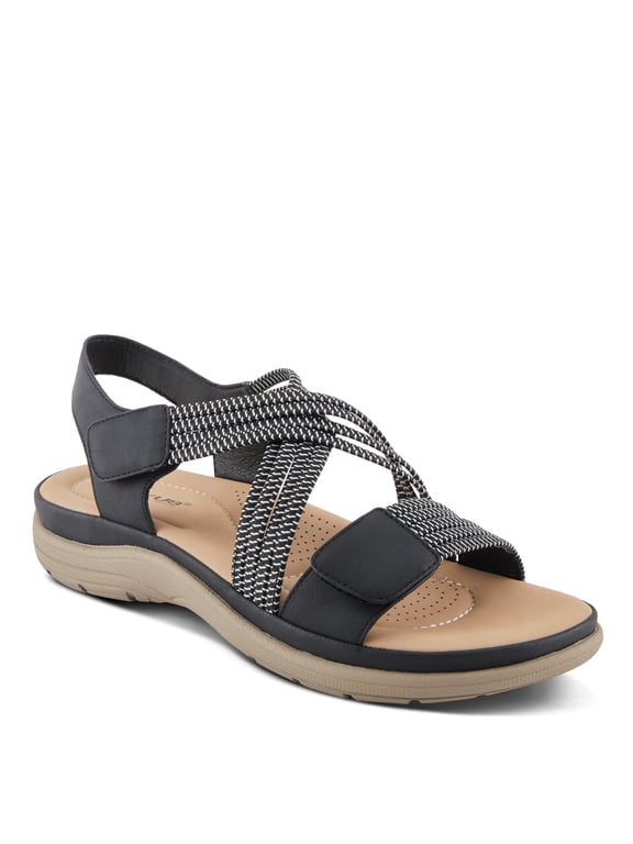 Crossbeam Comfort Sandals for Women with Stretch Straps
